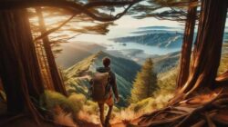Negativität überwinden Mann in Bergwelt
