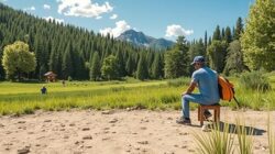 Einsicht Wunsch Mann in der Natur ki generiert