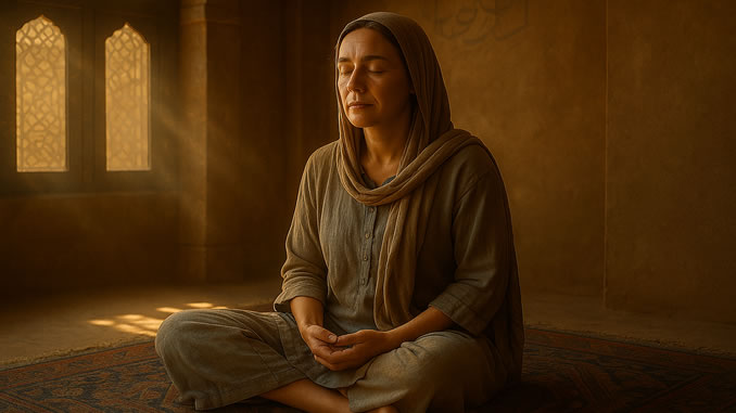 Sufis - Frau in Meditation