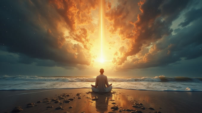 Meditation am Meer