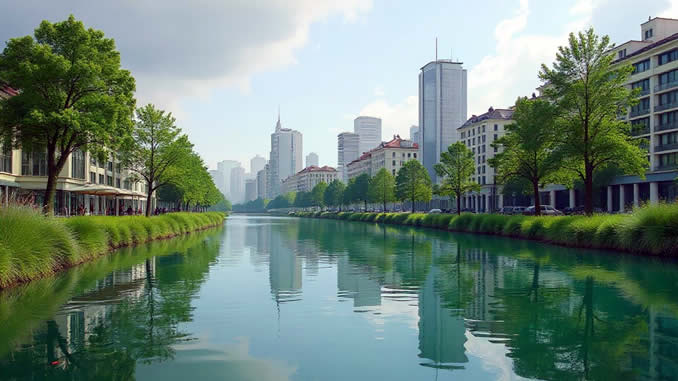 Wetland Cities geben dem Wasser mehr Raum