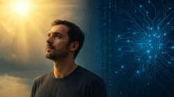 Göttliche Allmacht Mensch und Gott und künstliche Intelligenz