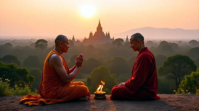 Thailand und Kambodscha Spirituelle Versöhnung