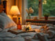 Cannabis Tinktur an einem Bett