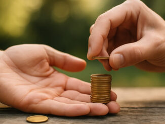 wenig Geld in der Hand haben