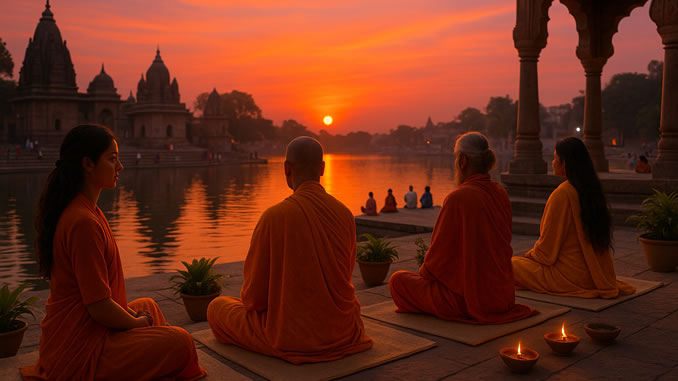 Meditationsbewegung und Yoga weltweit