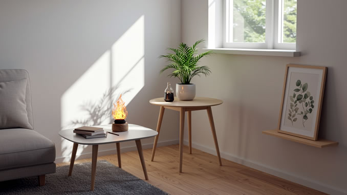 nach Feng Shui gestalteter Raum