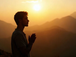 Was ist Spiritualität - ein Mann in den Bergen