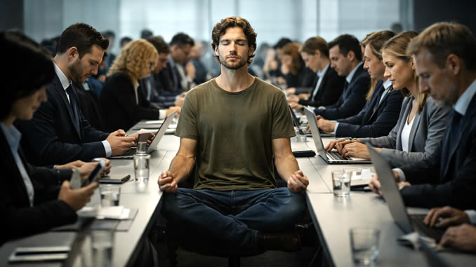 Spirituelle Menschen sind unbequem am Beispiel von einem Meeting