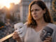 Frau mit Masken