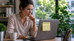digitale Achtsamkeit Produktive Gedanken im modernen Büro