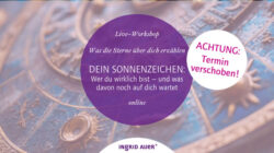 Ingrid Auer Online Banner Sterne/Horoskop Juli 2026